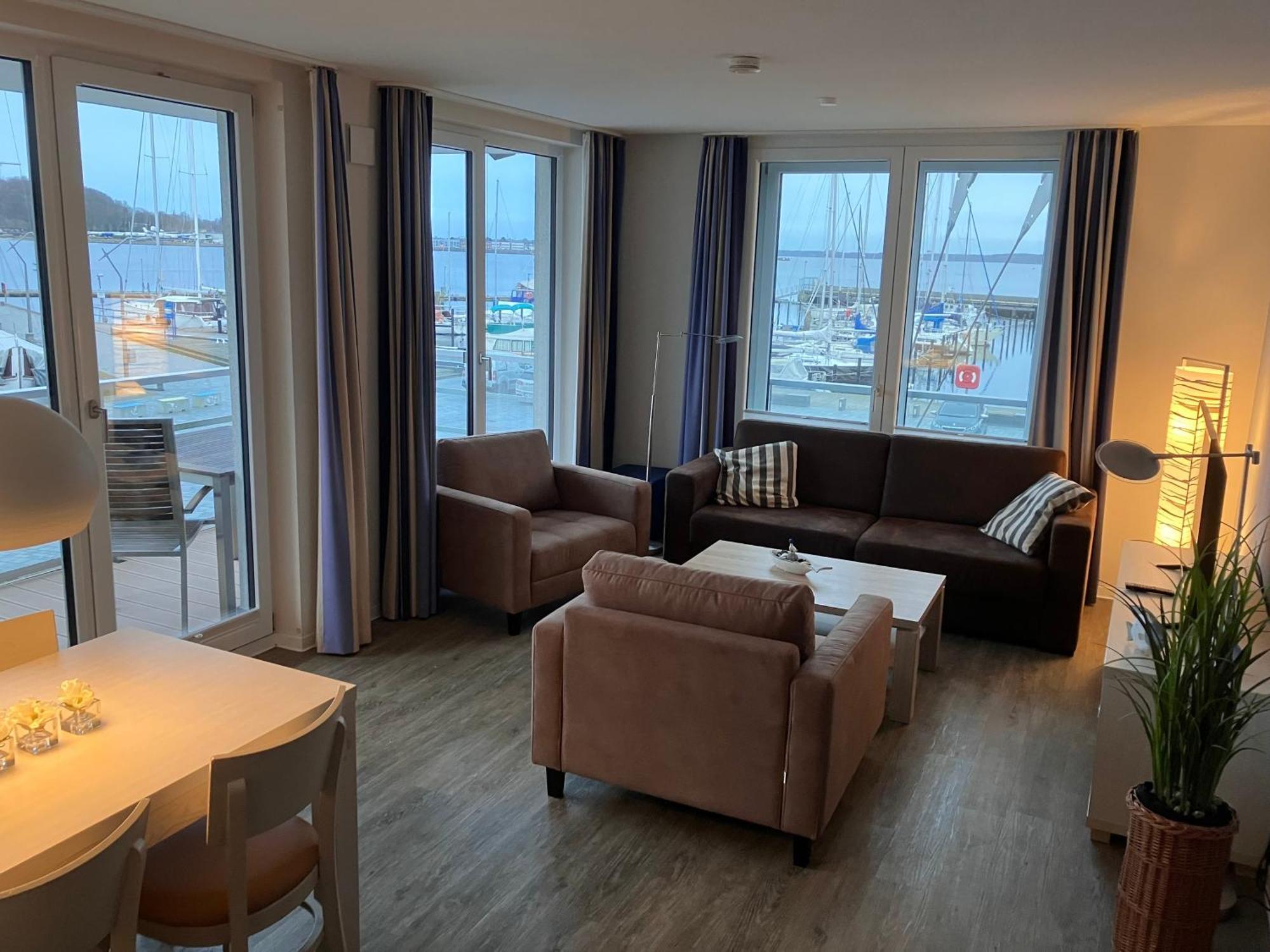 Apartment 10 - "Borbyblick" - Blickrichtung Hafen Und Offene See Эккернфёрде Экстерьер фото
